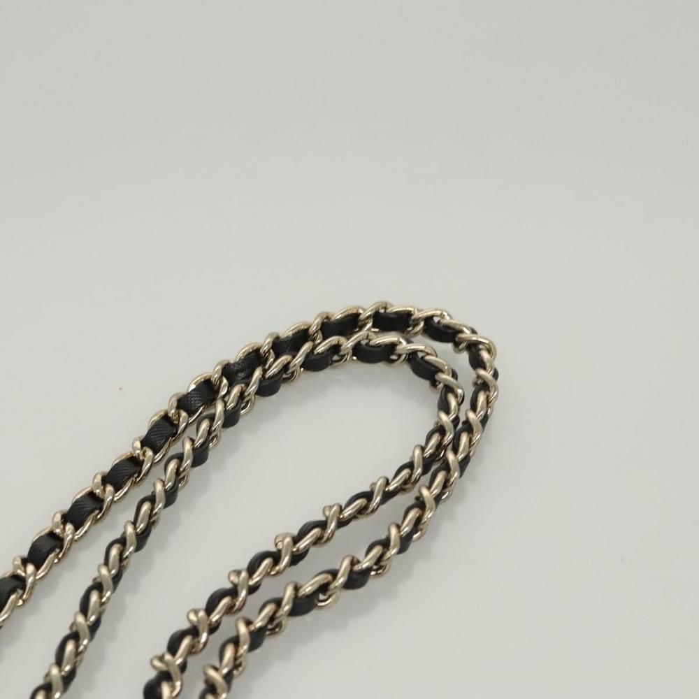 TORY BURCH Chain Shoulder Bag Leather Black Auth 124109 - Picture 8 of 16